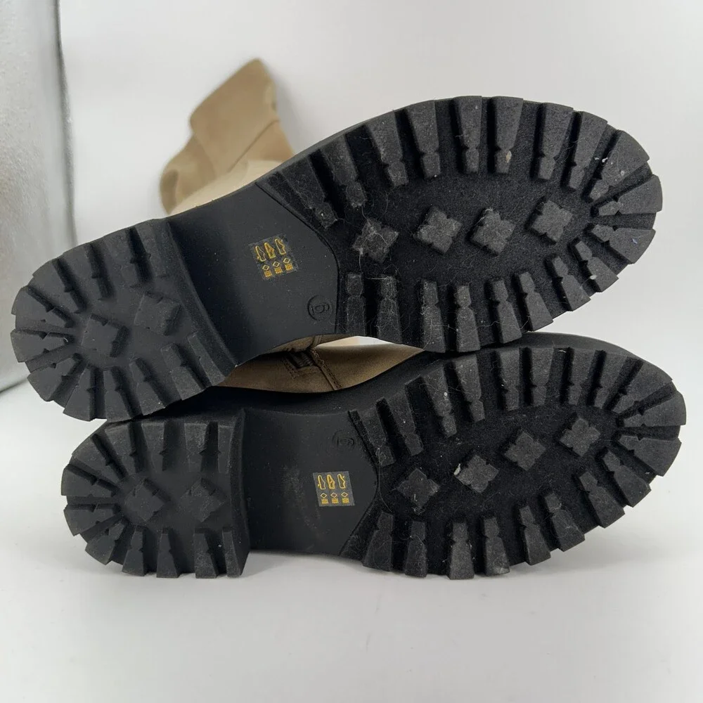 Dirty Laundry Boots Womens Size 6 Manifest Platform Over The Knee Lug Sole